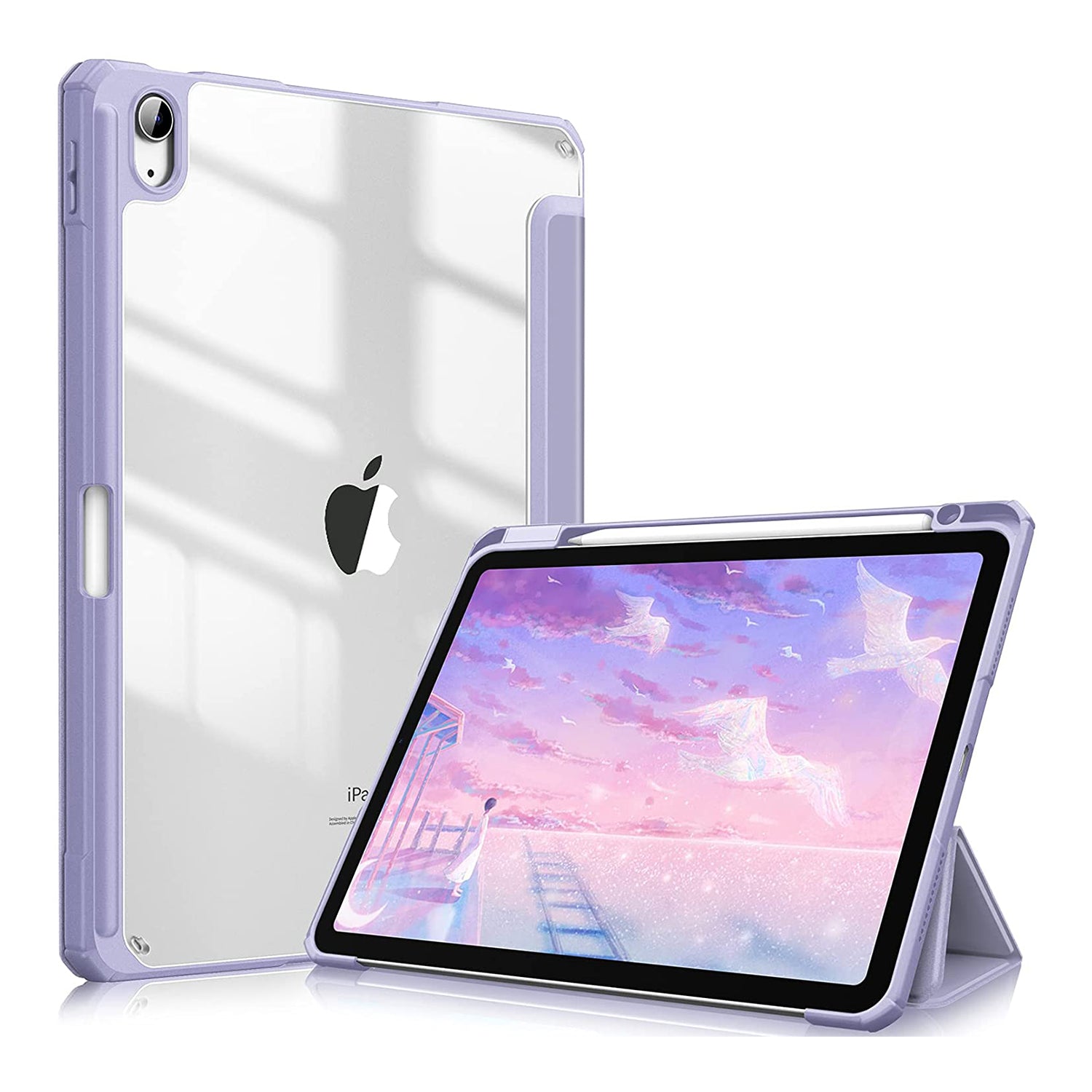 Shockproof Smart Magnetic Case Multi Angle Cover For iPad Air 2 (2014) 9.7  Inch