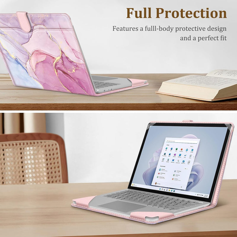 13.5-Inch Surface Laptop 6/5/4/3 PU Leather Sleeve Case | Fintie