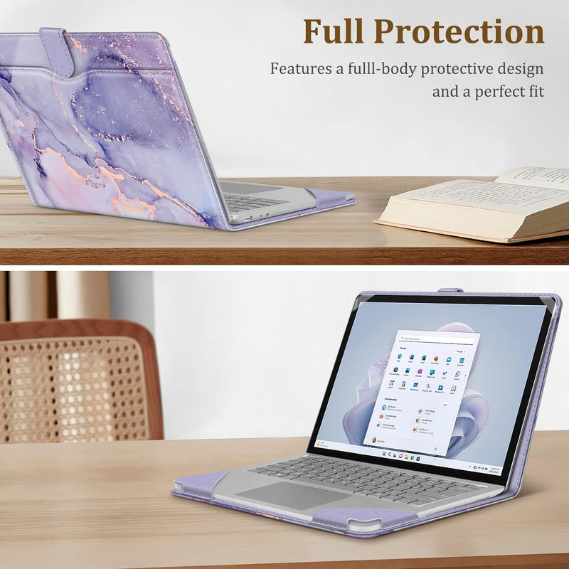 13.5-Inch Surface Laptop 6/5/4/3 PU Leather Sleeve Case | Fintie