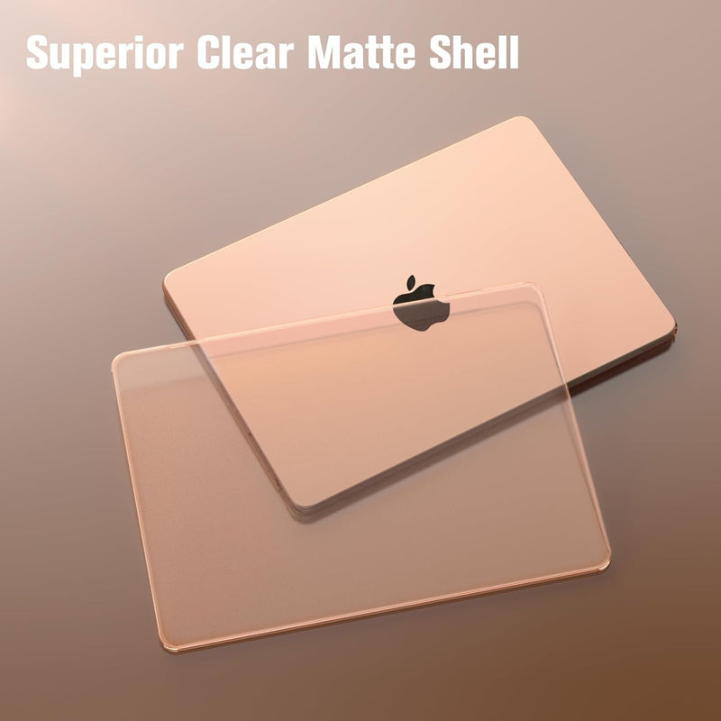 MacBook Air 13.6" M3/M2 Chip (2024/2022) Slim Matte Case | Fintie