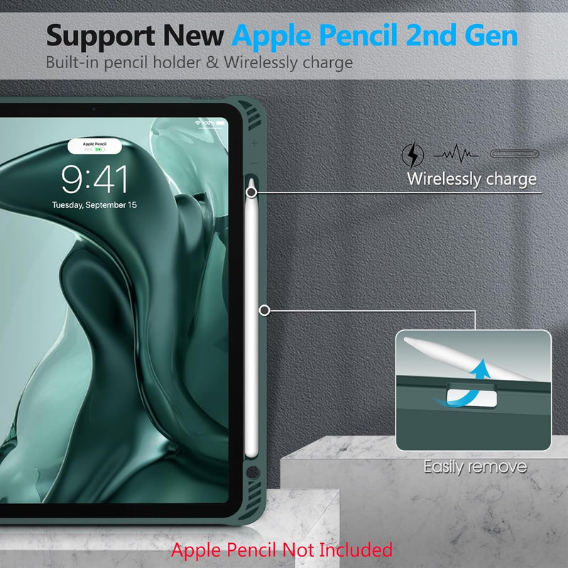 iPad Air 11" (M2 chip)/ iPad Air 5th/4th Gen (10.9") Slim Case with Pencil Holder | Fintie