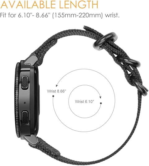 Galaxy Watch FE 40mm, Galaxy Watch 7/6/5/4 40mm/44mm Nylon Replacement Strap Band | Fintie