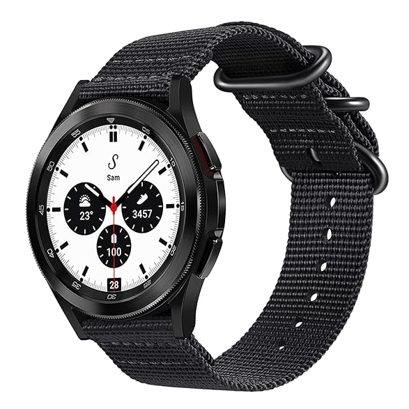 Galaxy Watch FE 40mm, Galaxy Watch 7/6/5/4 40mm/44mm Nylon Replacement Strap Band | Fintie