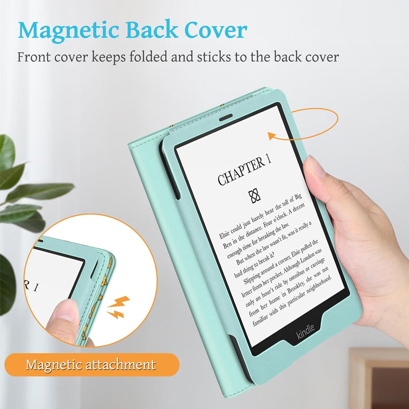 Kindle Paperwhite (11th Gen 2021) Sleeve Case with Kickstand and Hand Strap | Fintie