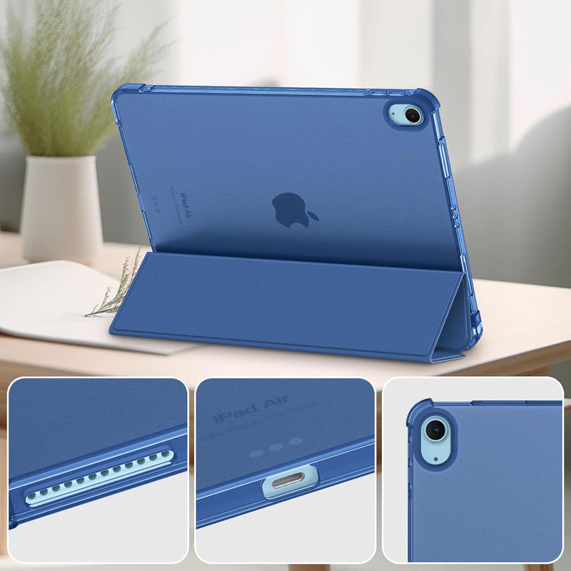 iPad Air 11 (M2 chip), iPad Air 5th/4th Gen (10.9") SlimShell Case with Translucent Frosted Back | Fintie