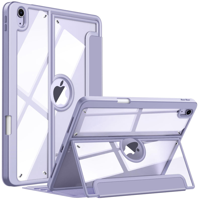 iPad Air 11-inch (M3 Chip 2025, M2 Chip 2024), iPad Air 5th/4th Gen 10.9-inch Shockproof Multi-Angles Viewing Case | Fintie