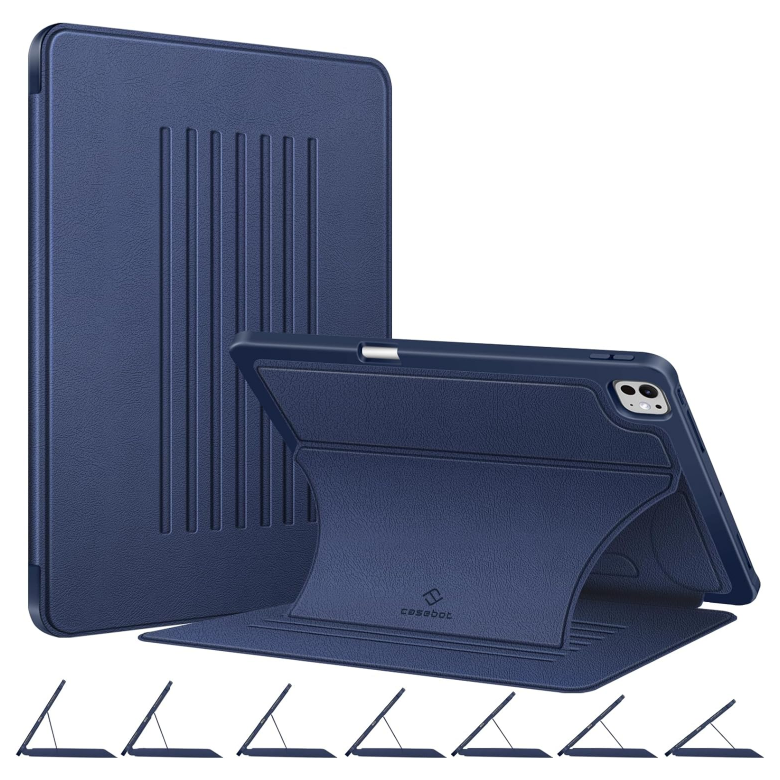 Fintie iPad Pro 13 inch case in navy blue