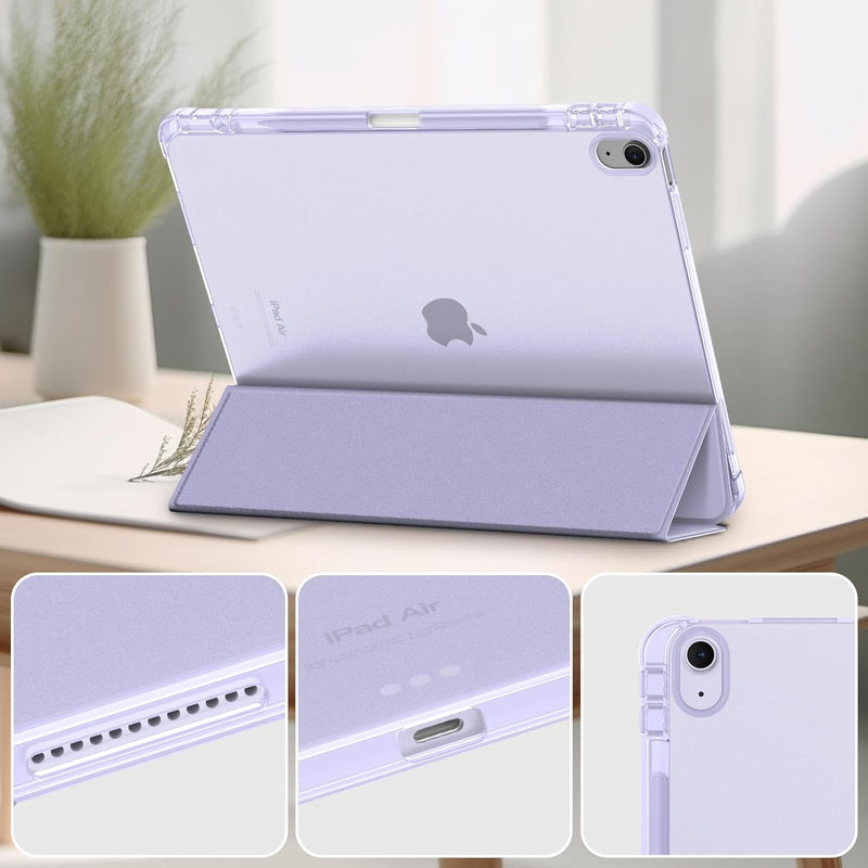 Fintie case for ipad air 13-inch with precise curouts for charging hole, rear camera