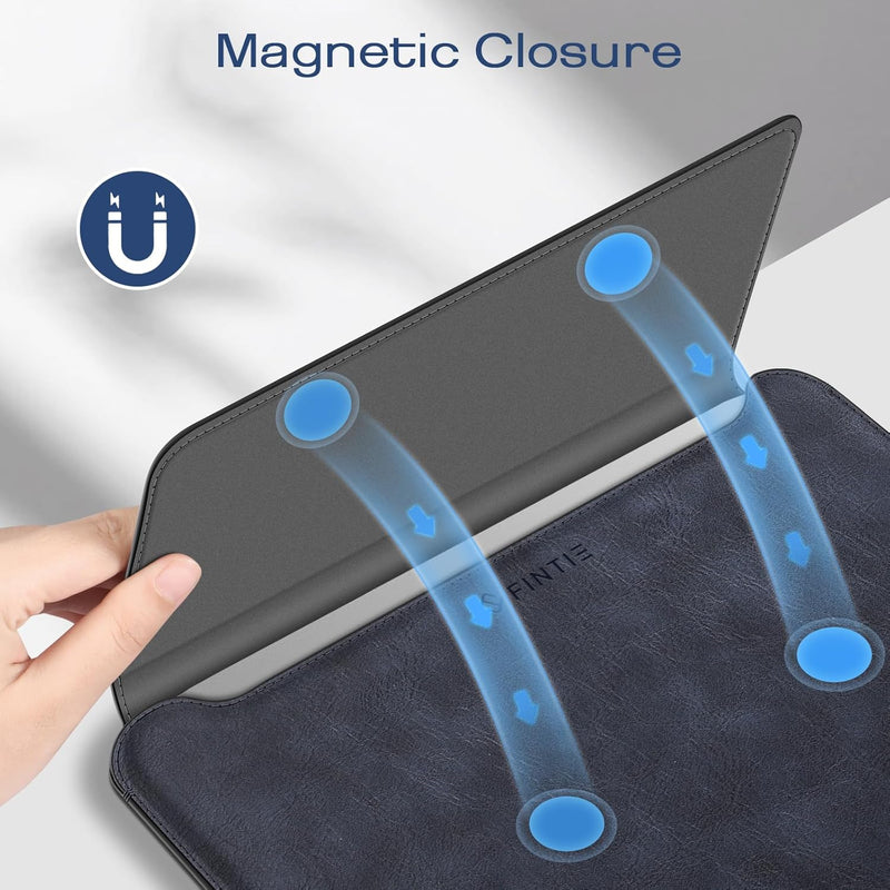 macbook sleeve case with strong magnetic closure