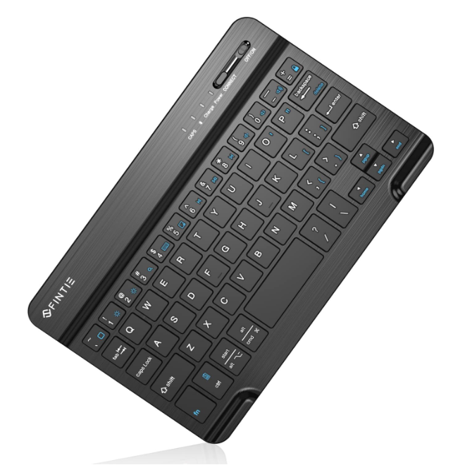 7-Inch Ultrathin Wireless Bluetooth Keyboard for iPad/iPhone/Android Tablets | Fintie