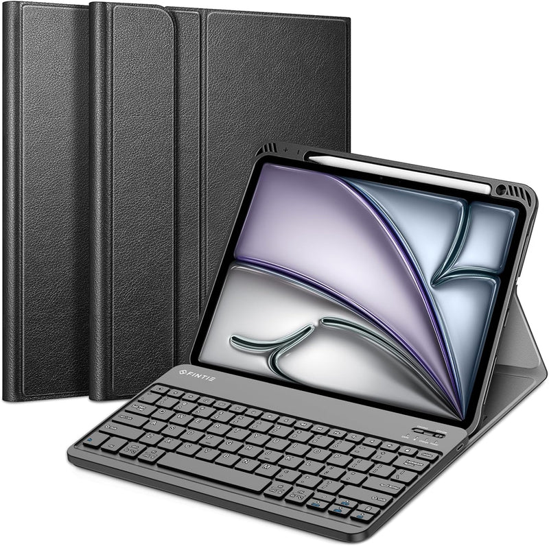 ipad air 13-inch keyboard case in solid black