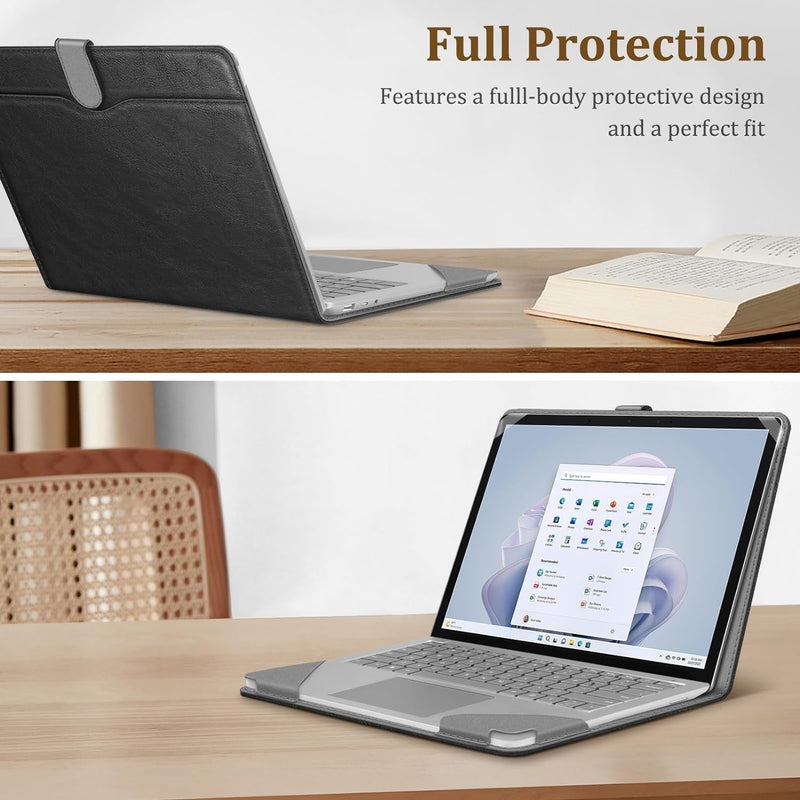 13.5-Inch Surface Laptop 6/5/4/3 PU Leather Sleeve Case | Fintie