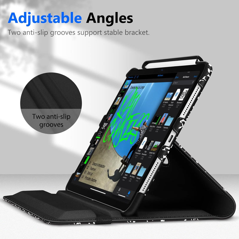 iPad Pro 11-inch 2024 (M4 chip) 360-Degree Swiveling Stand Case | Fintie