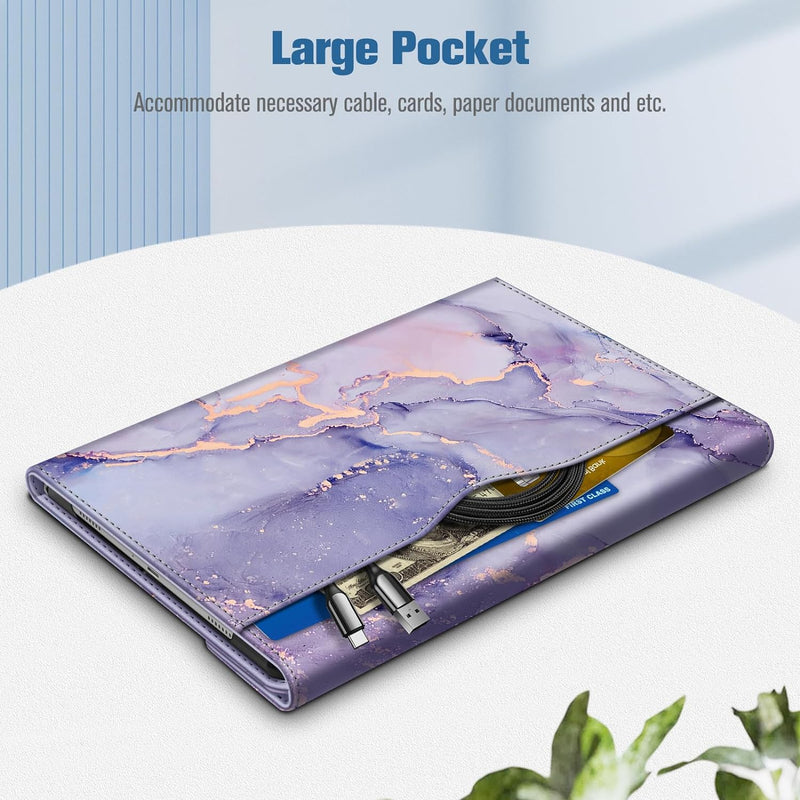 Galaxy Tab A9 Plus/A9+ 11-Inch 2023 Multiple Angle Portfolio Business Cover with Pocket | Fintie