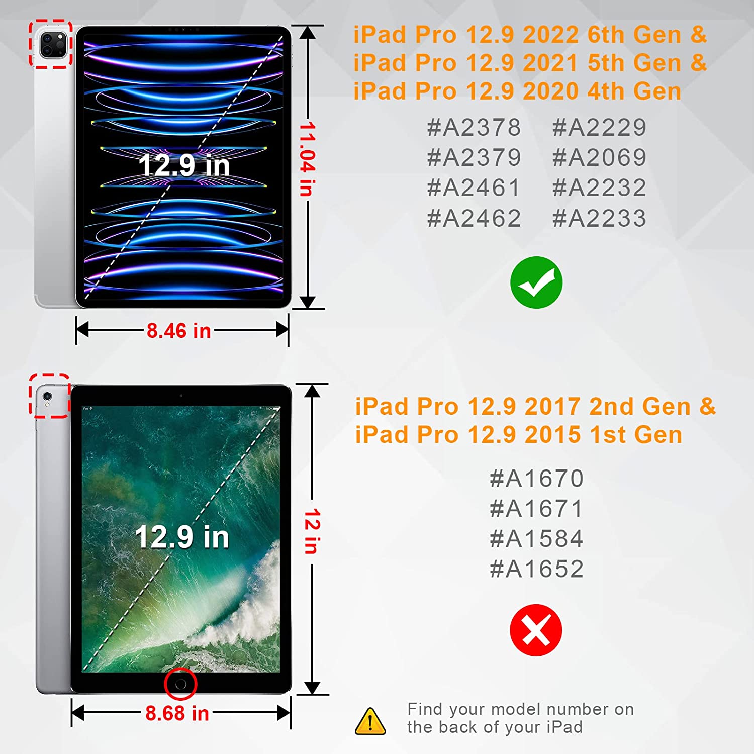 ipad pro 12.9 model a2378