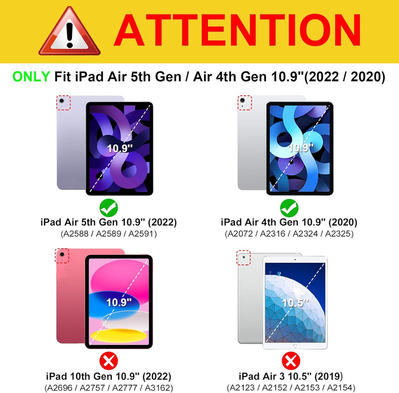 iPad Air 5th/4th Gen 10.9" Rugged Kickstand Case | Fintie