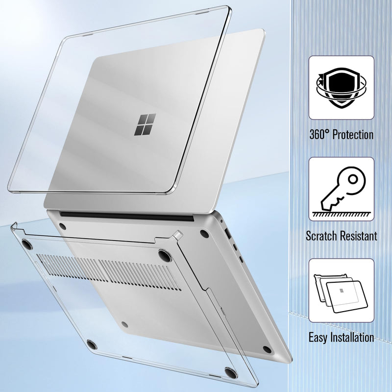 Surface Laptop 7 13.8-Inch (2024) Snap-On Hard Shell Case | Fintie