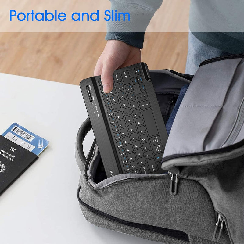 7-Inch Ultrathin Wireless Bluetooth Keyboard for iPad/iPhone/Android Tablets | Fintie