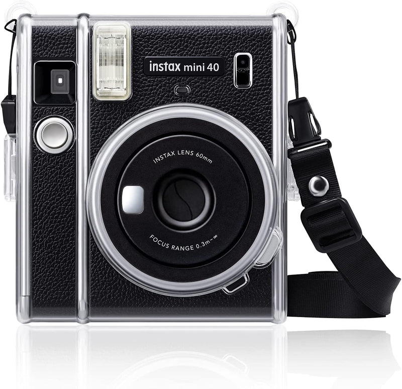 Fujifilm Instax Mini LiPlay Camera Case Instant Film Camera Crystal PVC  Transparent Protector Shell Cover