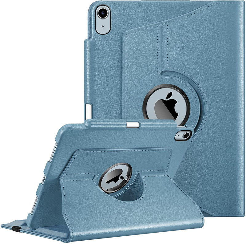 Fintie Rotating Case for iPad Air 11 (M2)/ iPad Air 5th Generation (2022) / iPad Air 4th Generation (2020) 10.9 Inch with Pencil Holder - 360 Degree Rotating Stand Cover with Auto Sleep/Wake