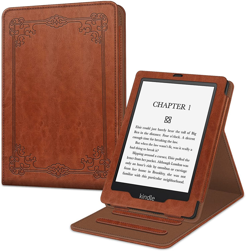 Fintie Funda con tapa para Kindle Paperwhite de 6.8 (11ª generación-2021)  y Kindle Paperwhite Signature Edition, funda vertical con soporte de visión