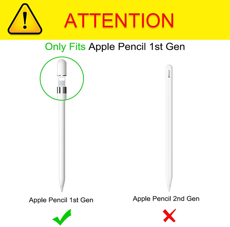 Apple Pencil 1st Gen Silicone Cover Bundle (3 Pieces) | Fintie