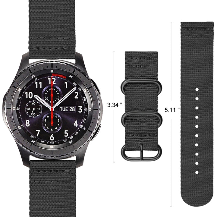 Paracord Watch Band for Samsung Galaxy Watch, Galaxy 42mm, Galaxy 46mm, Gear S3 Frontier, deals Gear S3 Classic, Gear Sport (watch not included)