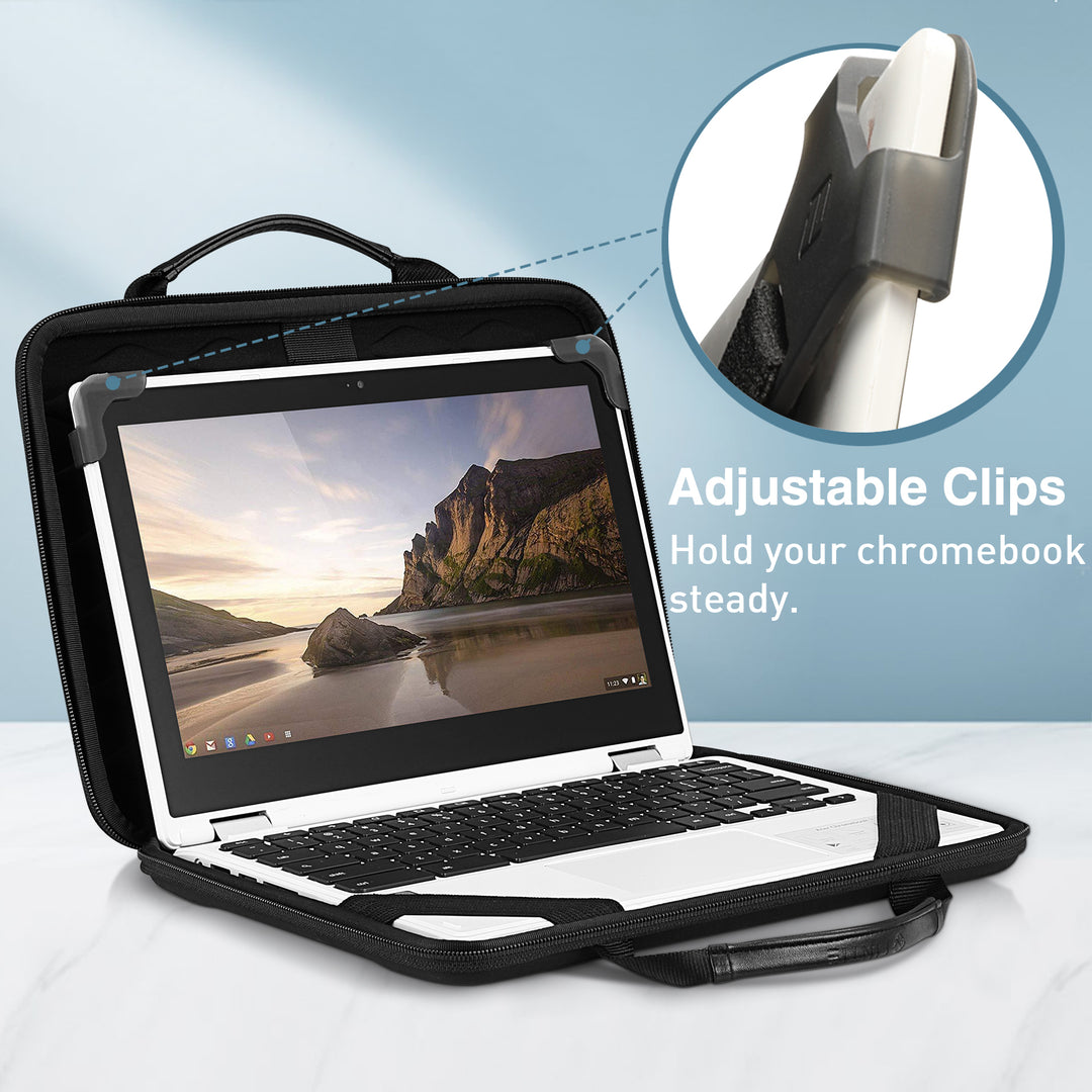 11.6 inch Chromebook Sleeve Case with Accessory Pouch Fintie