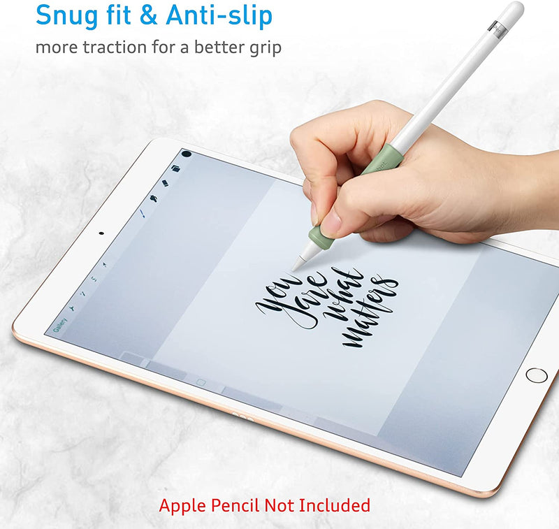 Apple Pencil Pro/ Apple Pencil USB-C/1st/2nd Gen Silicone Grip Holder | Fintie