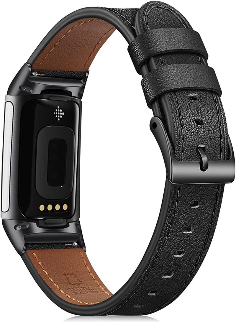 Fitbit Charge 6/ Fitbit Charge 5 Genuine Leather Band | Fintie
