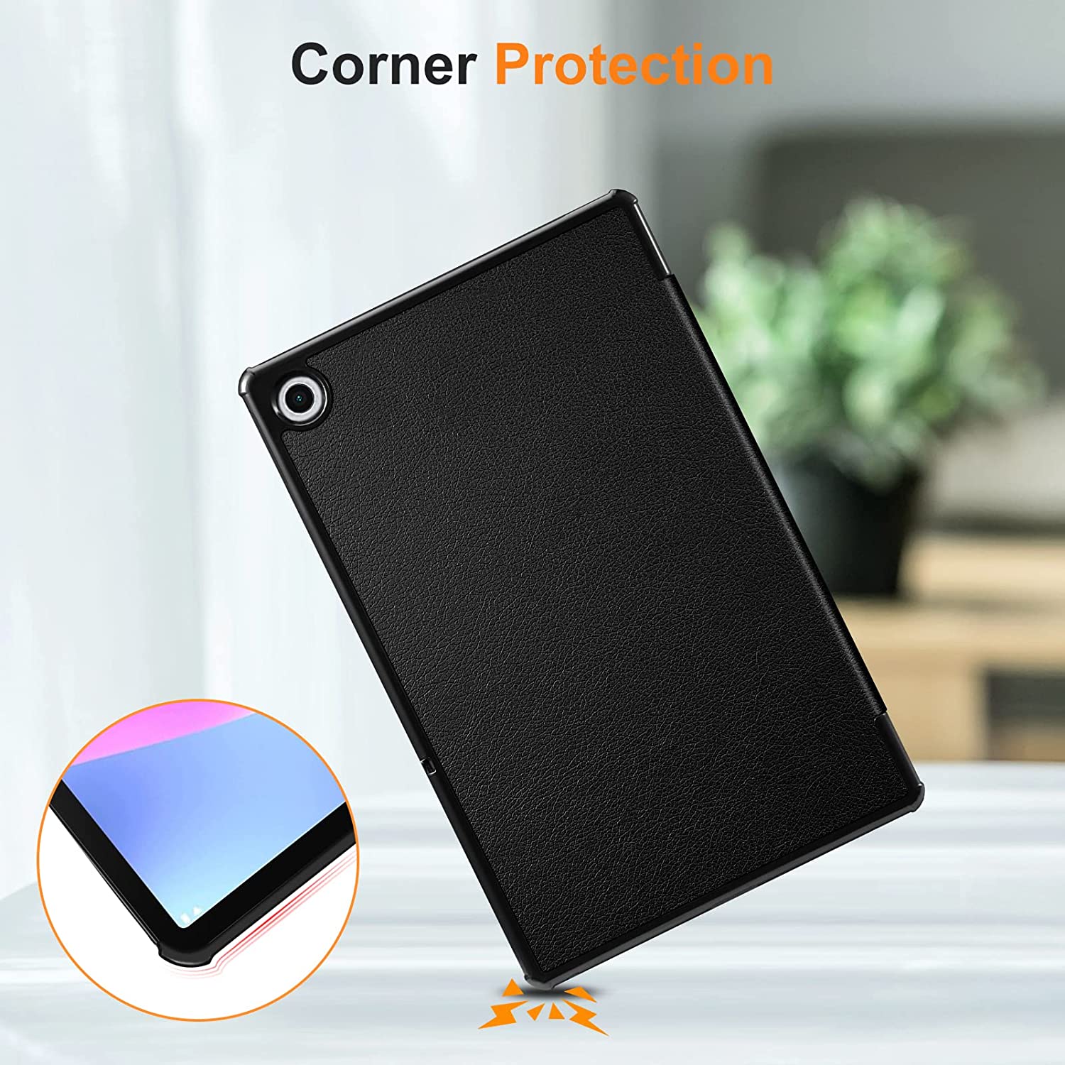 Case LENOVO TAB M10 PLUS 10.6 3RD GEN Tech-Protect SC Pen black  cases and  covers \ Types of cases \ Flip Case cases and covers \ Material types \  Hybrid all