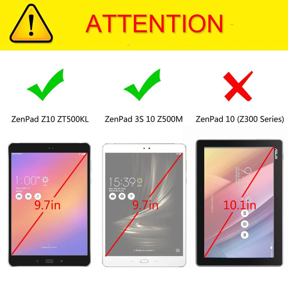 Asus ZenPad 3S 10 / ZenPad Z10 Multiple Angle Case | Fintie