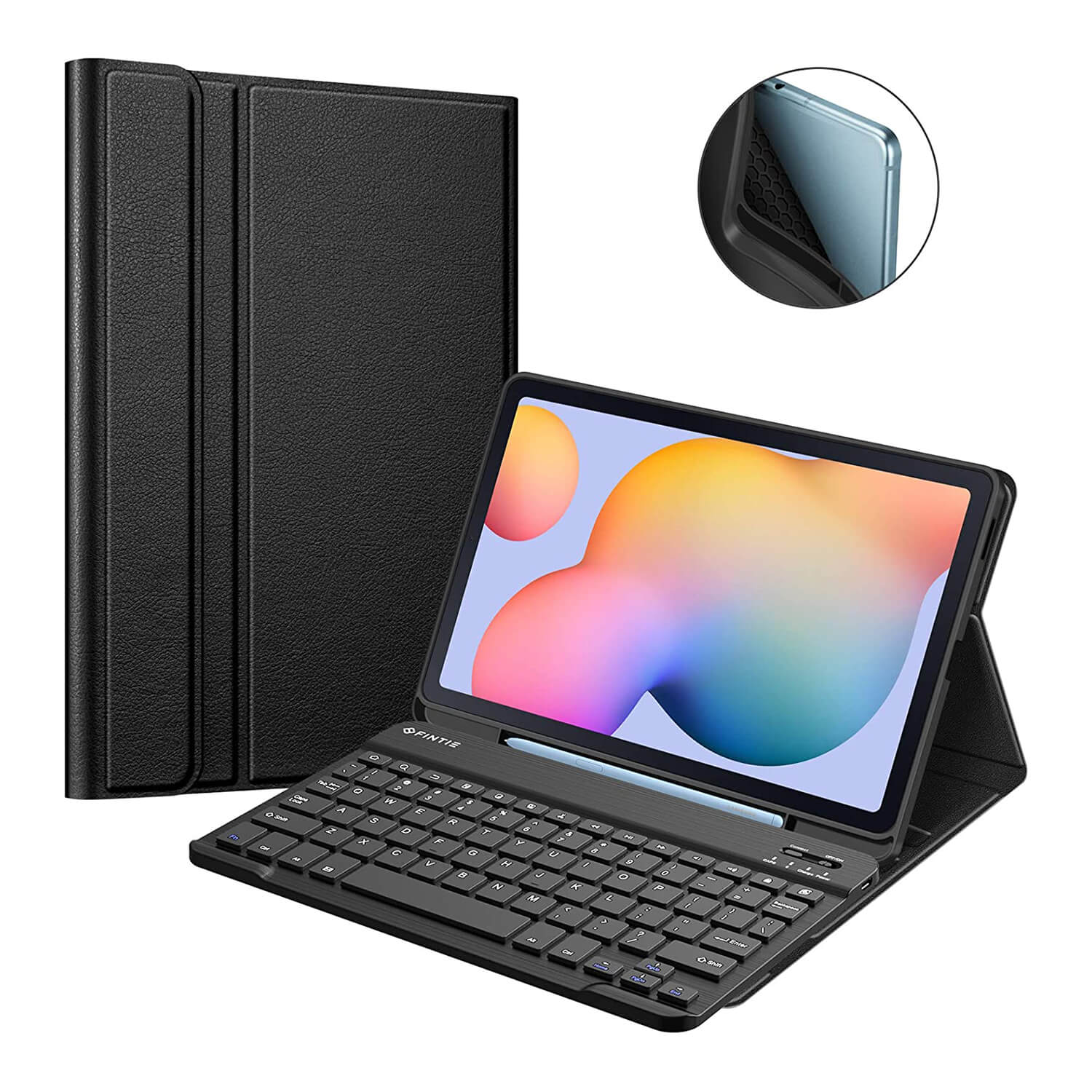 Fintie Keyboard Case for Samsung Galaxy Tab S6 Lite 10.4 Inch 2022/2020  Model (SM-P610/P613/P615/P619), Slim Stand Cover with Secure S Pen Holder