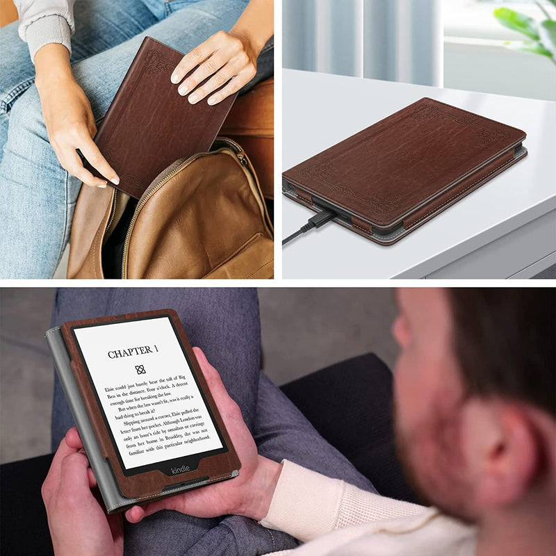 FINTIE Étui pour Kindle Paperwhite 6,8 (11e génération, 2021) et Kindle  Paperwhite Signature Editio…Voir plus FINTIE Étui pour Kindle Paperwhite  6,8