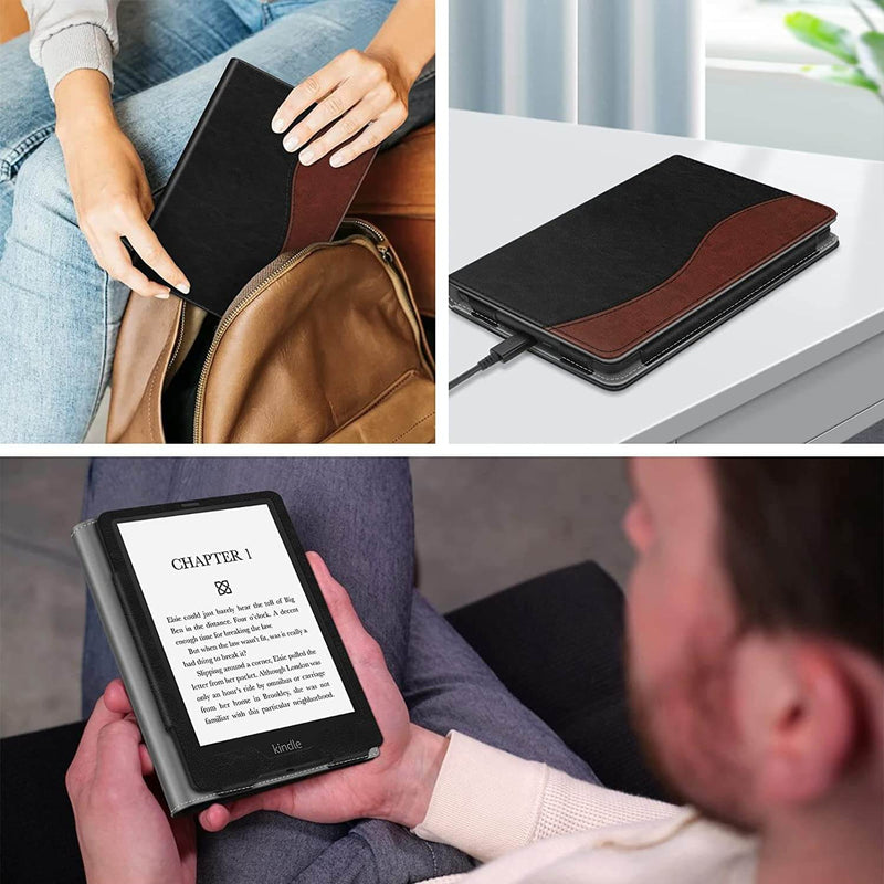 FINTIE Étui pour 6,8 Kindle Paperwhite (11e génération, modèle 2021) et  Kindle Paperwhite Signature Edition, [Protection des Coins] Coque Arrière  Rigide avec Dragonne, (N'avoir qu'une Coque Arrière) : : High-Tech