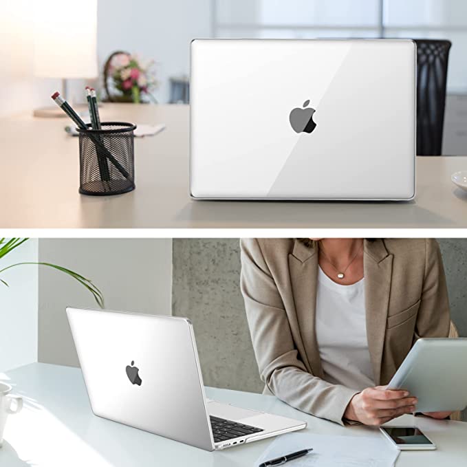 Fintie Coque de protection rigide ultra fine compatible avec MacBook Air M2  13,6 (version 2022) A2681 et avec MacBook Air 13,6 Retina - Noir :  : High-tech